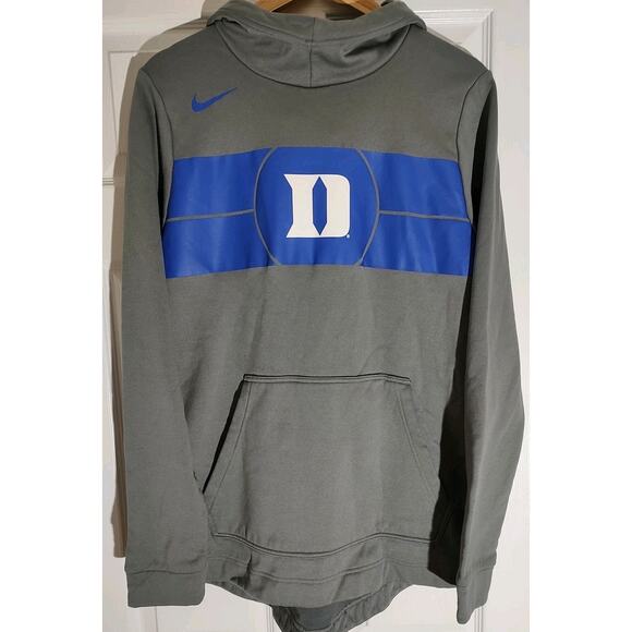 Men's Nike Duke University Blue Devils Dri-Fit Hoodie Sweatshirt - Large - Picture 2 of 5